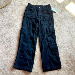Black Y2K Cargo Pants Urban Outfitters